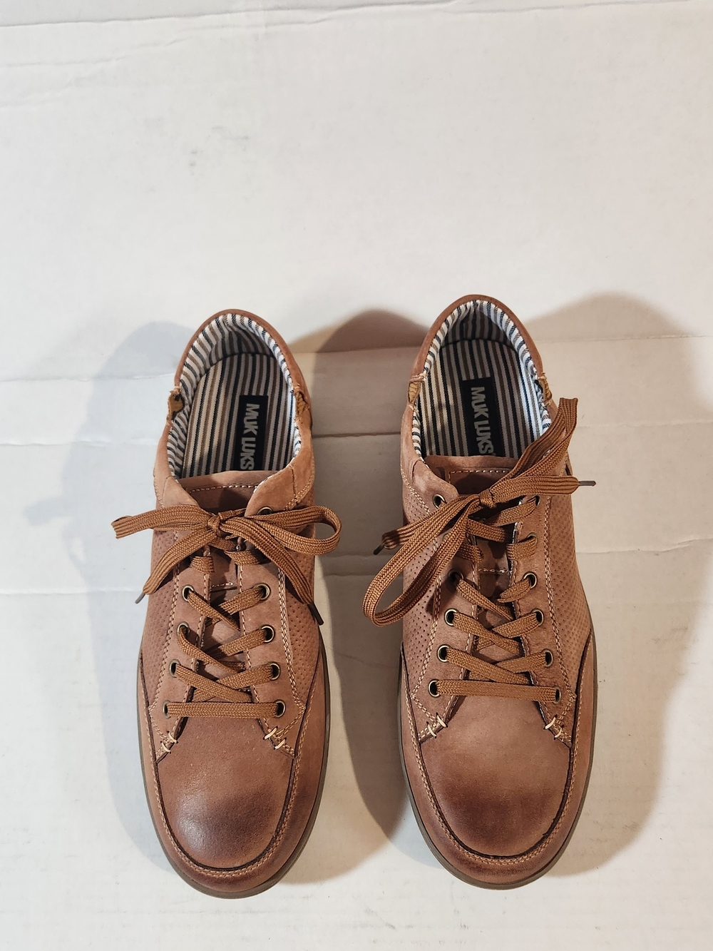 Muk Luks Brown Lace-Up Men's Sneakers